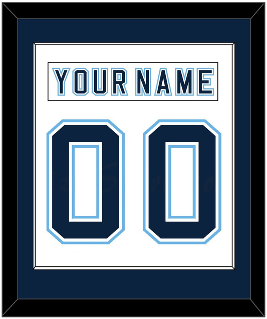 Maine Nameplate & Number (Back) Combined - Home White - Essential Tier 2