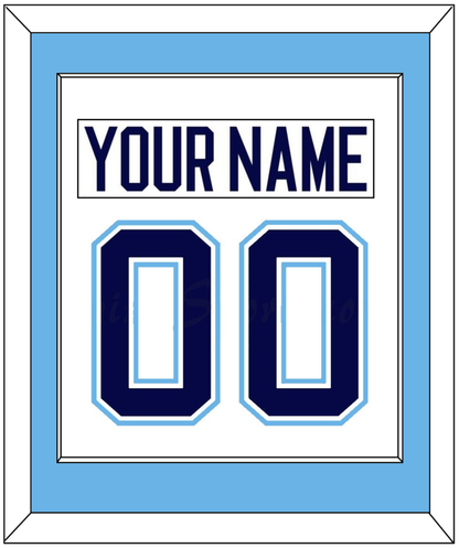Maine Nameplate & Number (Back) Combined - Home White (1994-2008) - Essential Tier 1