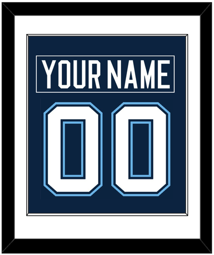 Maine Nameplate & Number (Back) Combined - Road Navy Blue (1994-2008) - Essential Tier 1