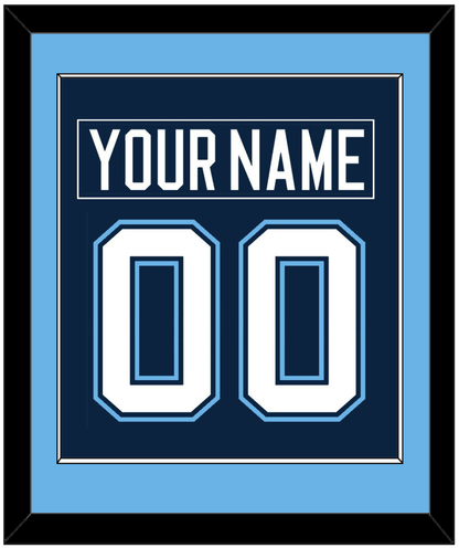 Maine Nameplate & Number (Back) Combined - Road Navy Blue (1994-2008) - Essential Tier 2