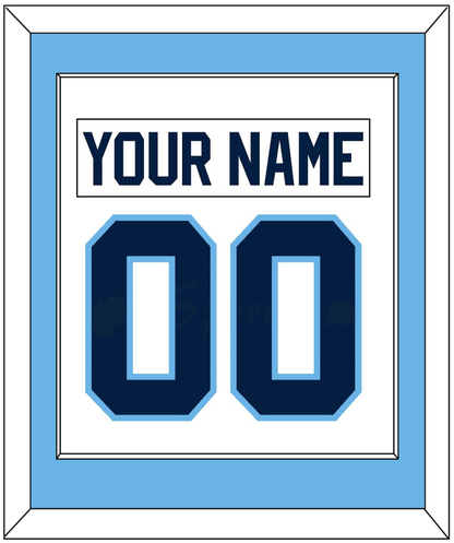 Maine Nameplate & Number (Back) Combined - Home White (1993-1994) - Essential Tier 1