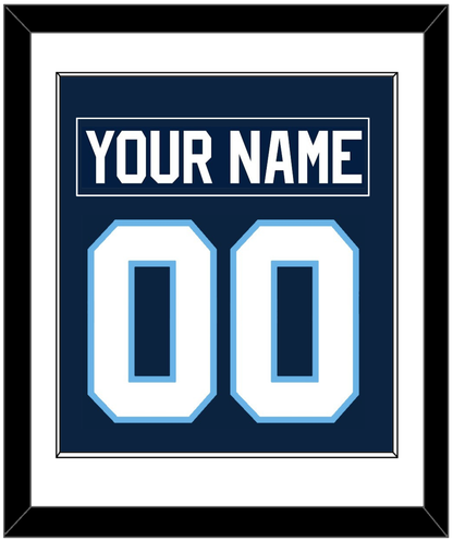 Maine Nameplate & Number (Back) Combined - Road Navy Blue (1993-1994) - Essential Tier 1
