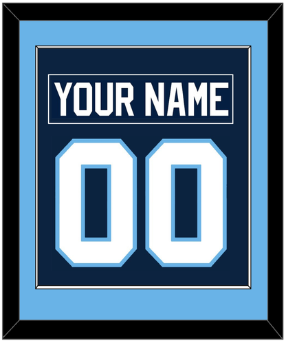 Maine Nameplate & Number (Back) Combined - Road Navy Blue (1993-1994) - Essential Tier 2