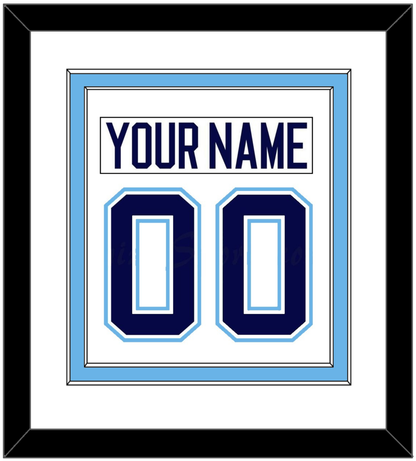 Maine Nameplate & Number (Back) Combined - Home White (1994-2008) - Signature Tier 1
