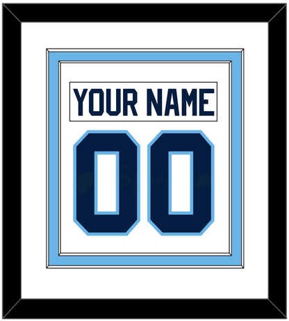 Maine Nameplate & Number (Back) Combined - Home White (1993-1994) - Signature Tier 1