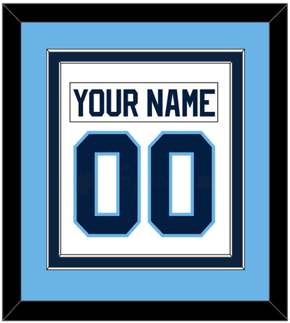 Maine Nameplate & Number (Back) Combined - Home White (1993-1994) - Signature Tier 4