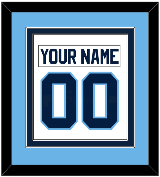 Maine Nameplate & Number (Back) Combined - Home White (1993-1994) - Signature Tier 4