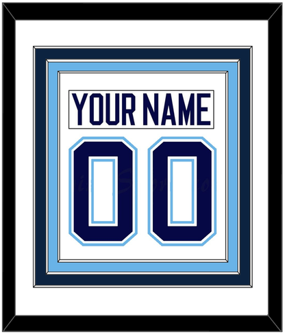 Maine Nameplate & Number (Back) Combined - Home White (1994-2008) - Premier Tier 1