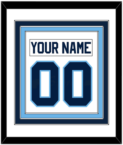 Maine Nameplate & Number (Back) Combined - Home White (1993-1994) - Premier Tier 1