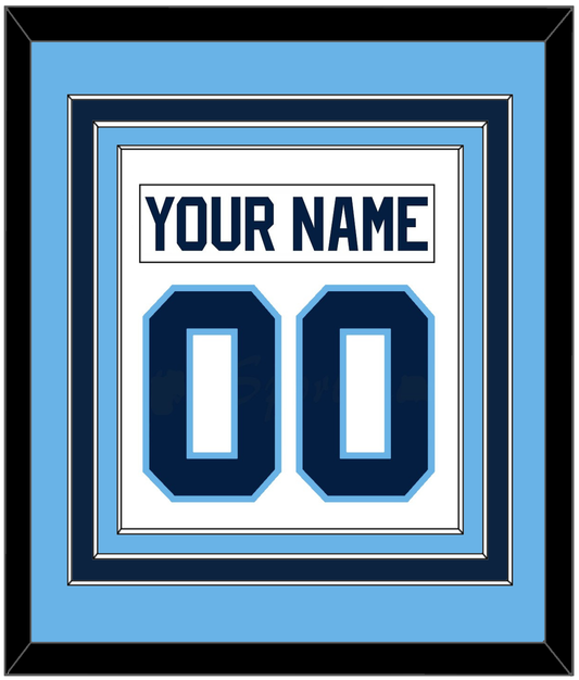 Maine Nameplate & Number (Back) Combined - Home White (1993-1994) - Premier Tier 3