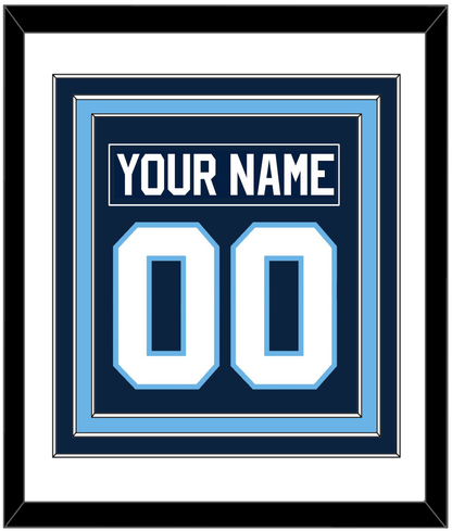Maine Nameplate & Number (Back) Combined - Road Navy Blue (1993-1994) - Premier Tier 1