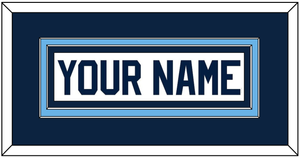 Maine Hockey Nameplate - Home White (1993-1994) - Double Mat 2