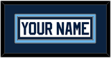 Maine Hockey Nameplate - Home White (1993-1994) - Double Mat 2