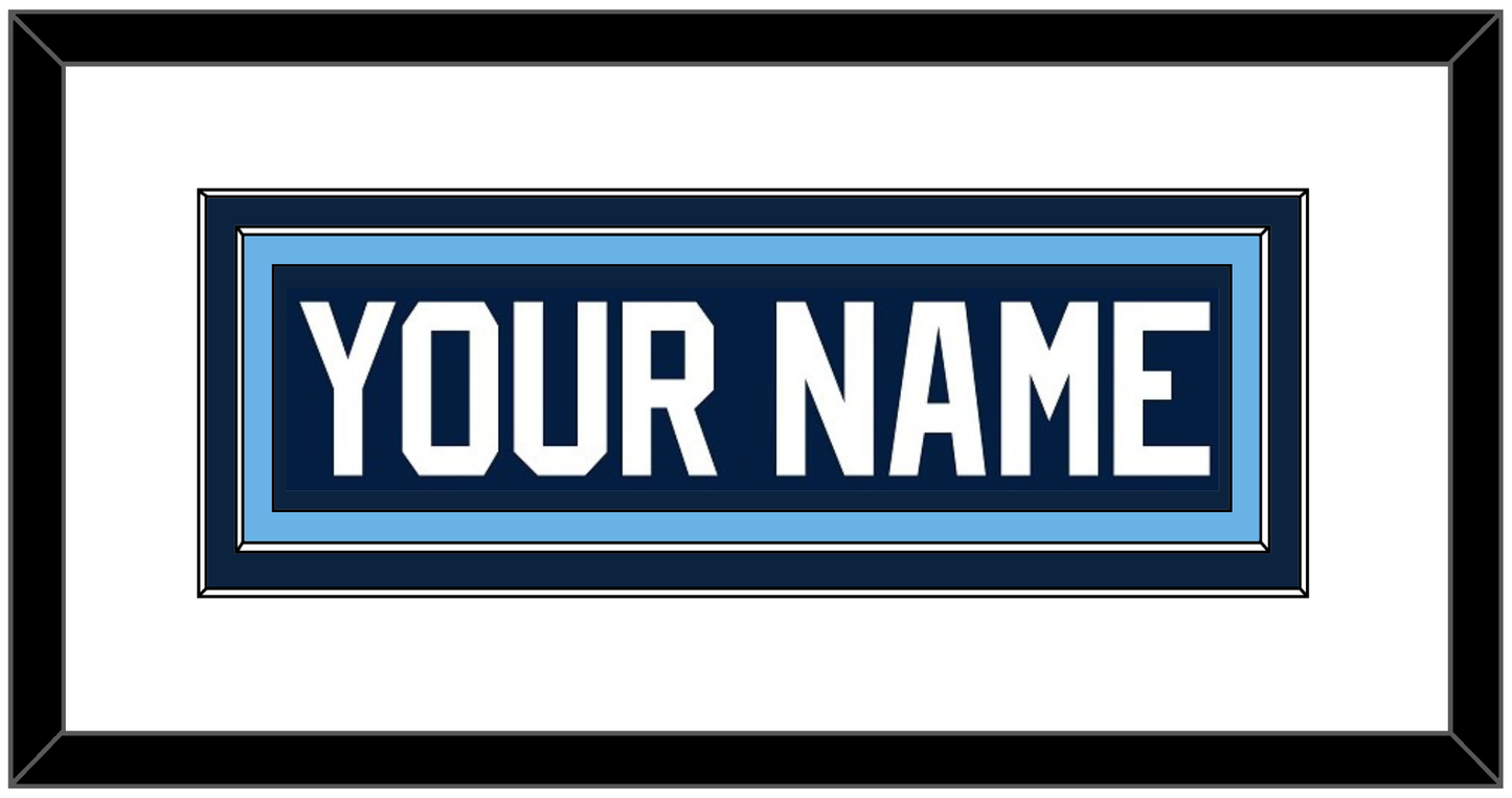 Maine Hockey Nameplate - Road Navy Blue (1993-1994) - Signature Tier 1
