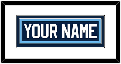 Maine Hockey Nameplate - Road Navy Blue (1993-1994) - Signature Tier 1