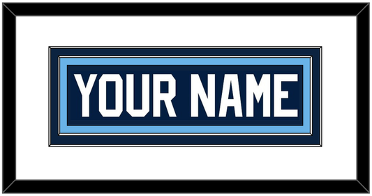 Maine Hockey Nameplate - Road Navy Blue (1993-1994) - Signature Tier 1