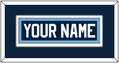 Maine Hockey Nameplate - Road Navy Blue (1993-1994) - Signature Tier 2