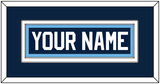 Maine Hockey Nameplate - Road Navy Blue (1993-1994) - Double Mat 2