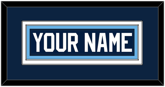 Maine Hockey Nameplate - Road Navy Blue (1993-1994) - Signature Tier 2