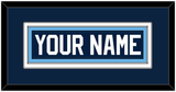 Maine Hockey Nameplate - Road Navy Blue (1993-1994) - Double Mat 2