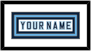 Maine Hockey Nameplate - Home White - Triple Mat 1