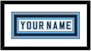 Maine Hockey Nameplate - Home White - Triple Mat 2