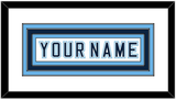 Maine Hockey Nameplate - Home White - Triple Mat 2