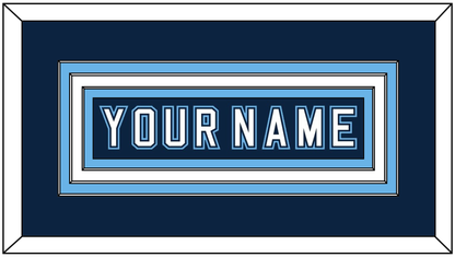 Maine Hockey Nameplate - Road Navy Blue - Premier Tier 1