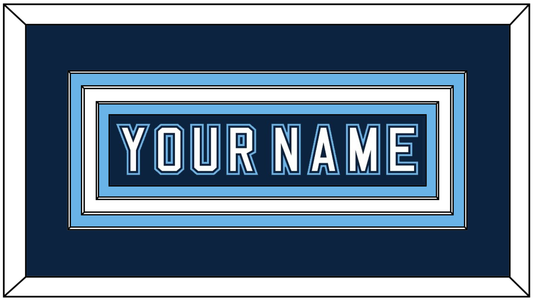 Maine Hockey Nameplate - Road Navy Blue - Premier Tier 1