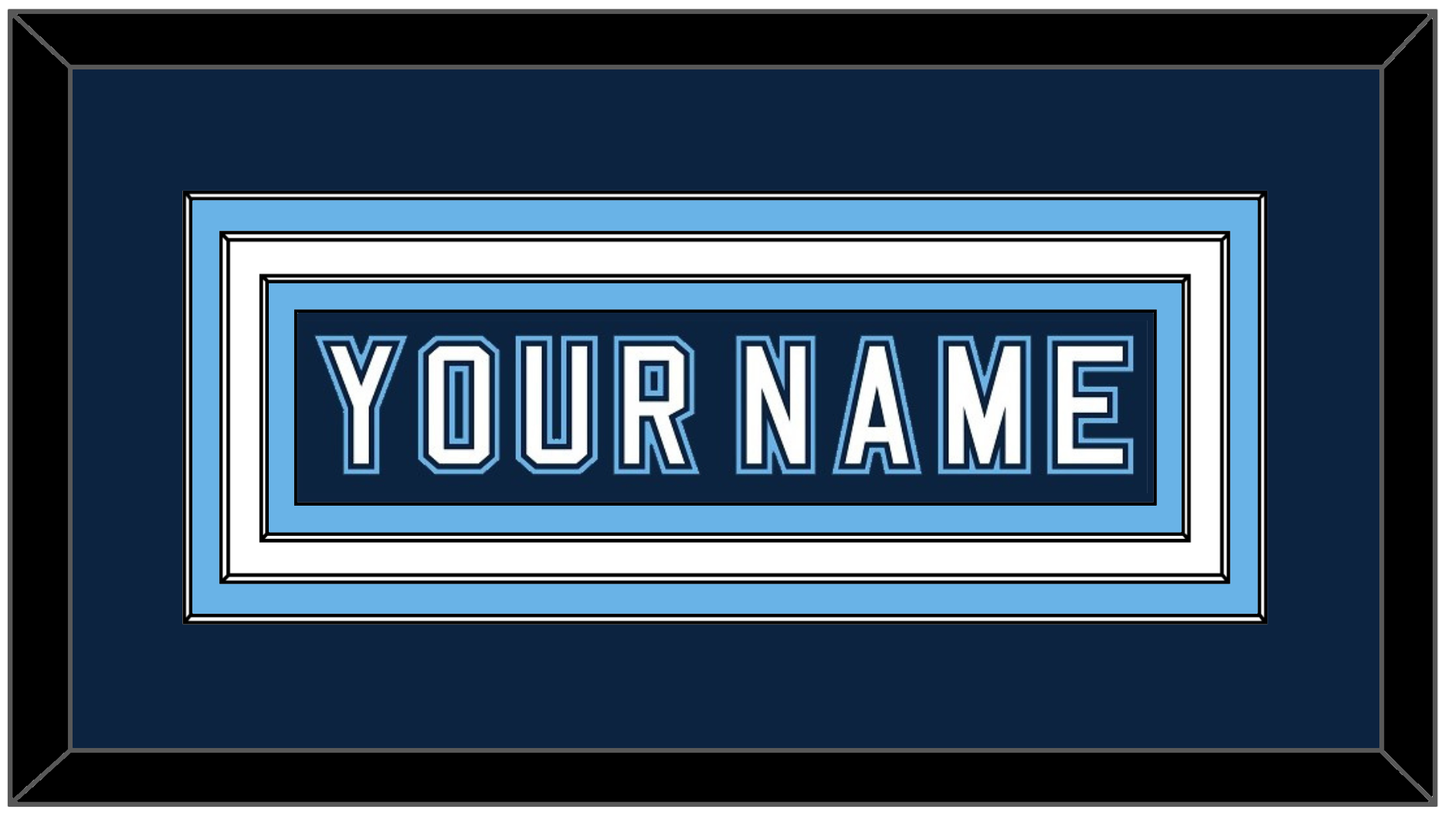 Maine Hockey Nameplate - Road Navy Blue - Premier Tier 1