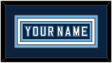 Maine Hockey Nameplate - Road Navy Blue - Triple Mat 1