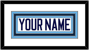 Maine Hockey Nameplate - Home White (1994-2008) - Triple Mat 1