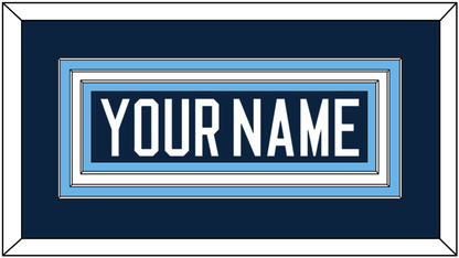 Maine Hockey Nameplate - Road Navy Blue (1994-2008) - Premier Tier 1
