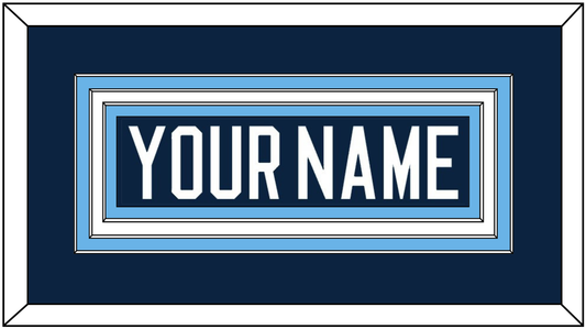 Maine Hockey Nameplate - Road Navy Blue (1994-2008) - Premier Tier 1