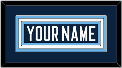 Maine Hockey Nameplate - Road Navy Blue (1994-2008) - Premier Tier 1