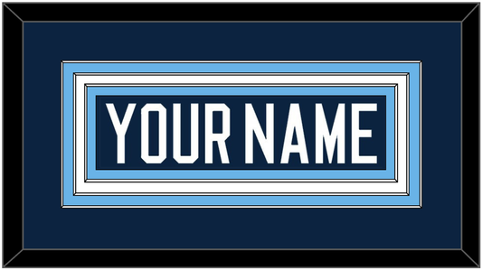 Maine Hockey Nameplate - Road Navy Blue (1994-2008) - Premier Tier 1