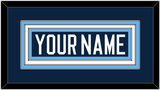 Maine Hockey Nameplate - Road Navy Blue (1994-2008) - Triple Mat 1