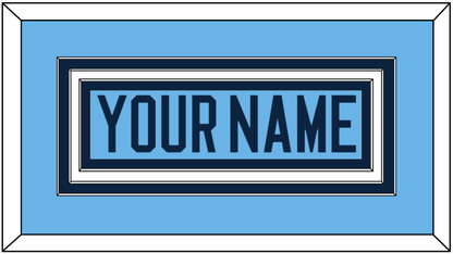 Maine Hockey Nameplate - Alternate Light Blue (2007-2008) - Premier Tier 1