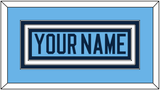 Maine Hockey Nameplate - Alternate Light Blue (2007-2008) - Triple Mat 1