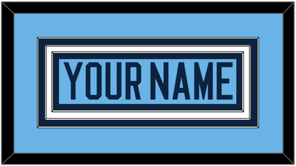Maine Hockey Nameplate - Alternate Light Blue (2007-2008) - Premier Tier 1