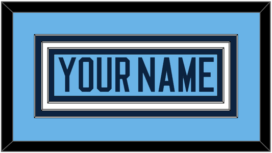Maine Hockey Nameplate - Alternate Light Blue (2007-2008) - Premier Tier 1