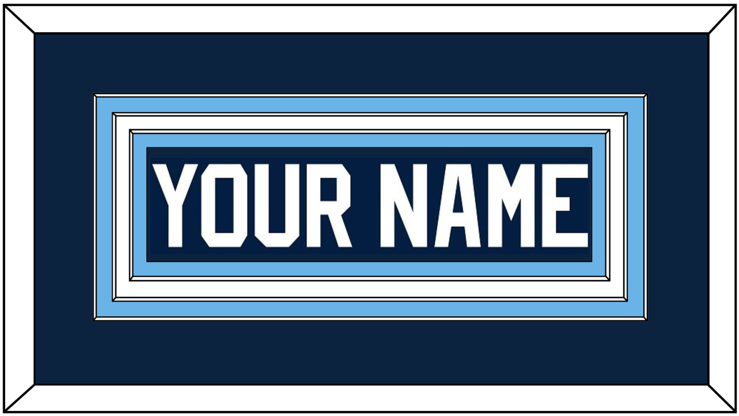 Maine Hockey Nameplate - Road Navy Blue (1993-1994) - Premier Tier 1