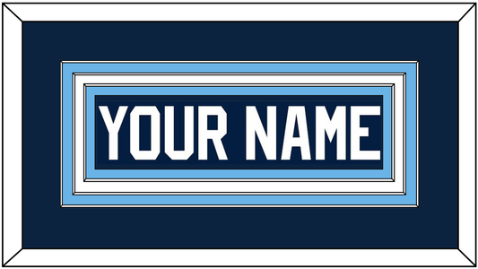 Maine Hockey Nameplate - Road Navy Blue (1993-1994) - Premier Tier 1