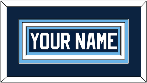 Maine Hockey Nameplate - Road Navy Blue (1993-1994) - Triple Mat 1