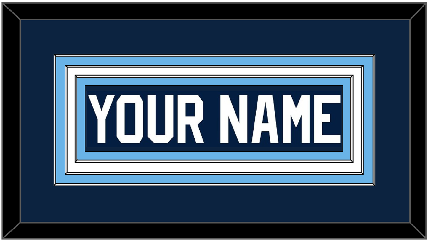 Maine Hockey Nameplate - Road Navy Blue (1993-1994) - Premier Tier 1