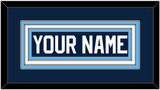 Maine Hockey Nameplate - Road Navy Blue (1993-1994) - Triple Mat 1