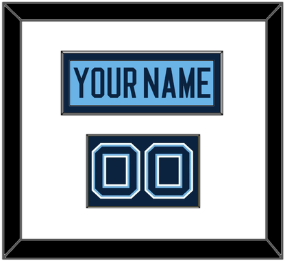 Maine Hockey Nameplate & Number (Shoulder) - Alternate Light Blue (2007-2008) - Essential Tier 1