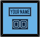 Maine Hockey Nameplate & Number (Shoulder) - Alternate Light Blue (2007-2008) - Single Mat 2