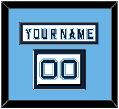 Maine Hockey Nameplate & Number (Shoulder) - Home White - Signature Tier 4