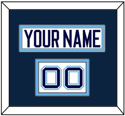 Maine Hockey Nameplate & Number (Shoulder) - Home White (1994-2008) - Signature Tier 2